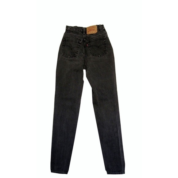 Riders- Black Vintage Wash High Waisted Full Length Mom Jeans Size 10 - Picture 2 of 6